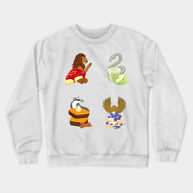 Magical Fall Snacks Crewneck Sweatshirt by Luna-Cooper